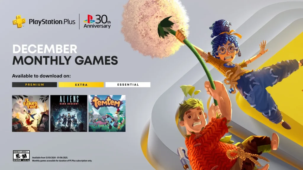 PS Plus Essential dezembro